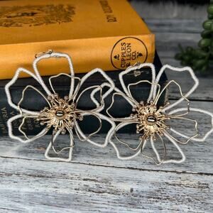 BaubleBar | Wire Blossom Drop Earrings